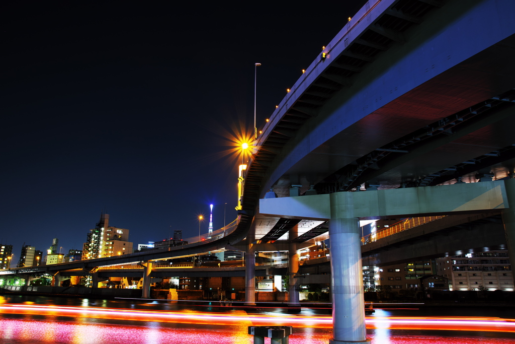 首都高夜景