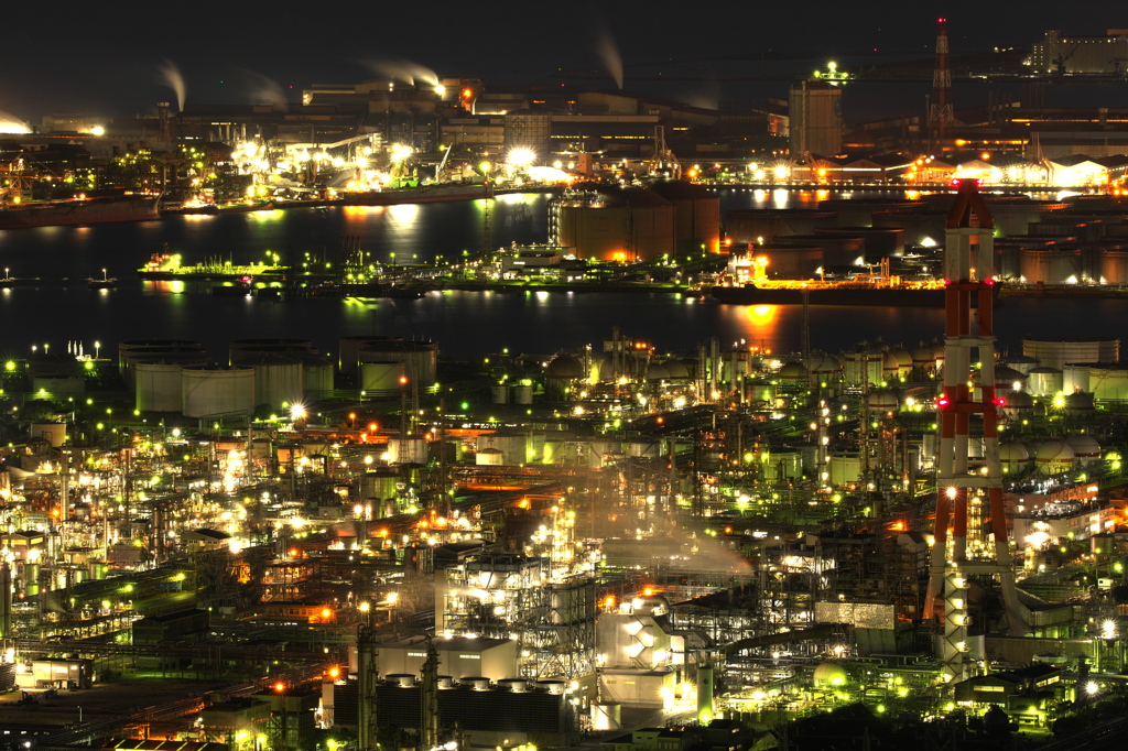 水島工場夜景