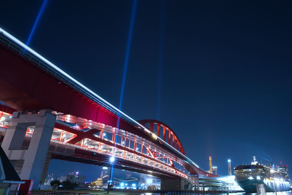 神戸大橋夜景