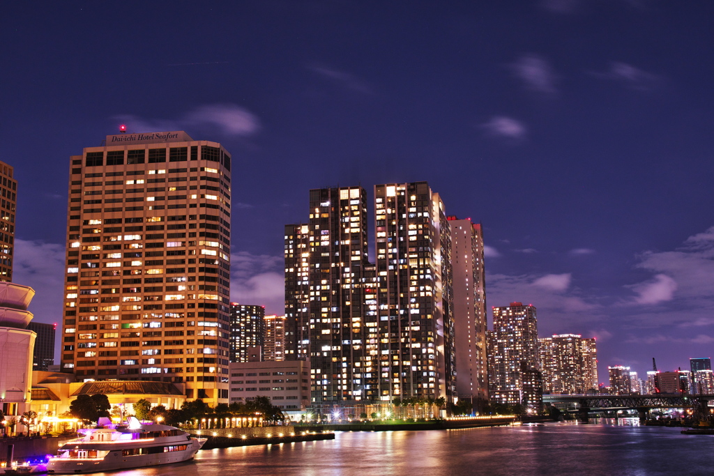 京浜運河夜景