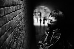 トンネルの中で一枚