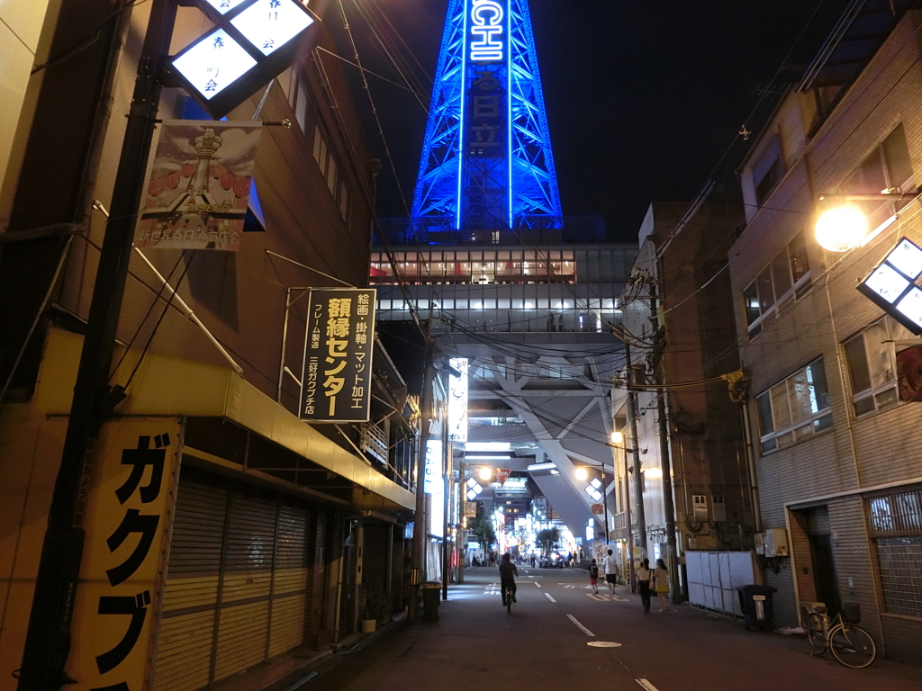 通天閣の脚元