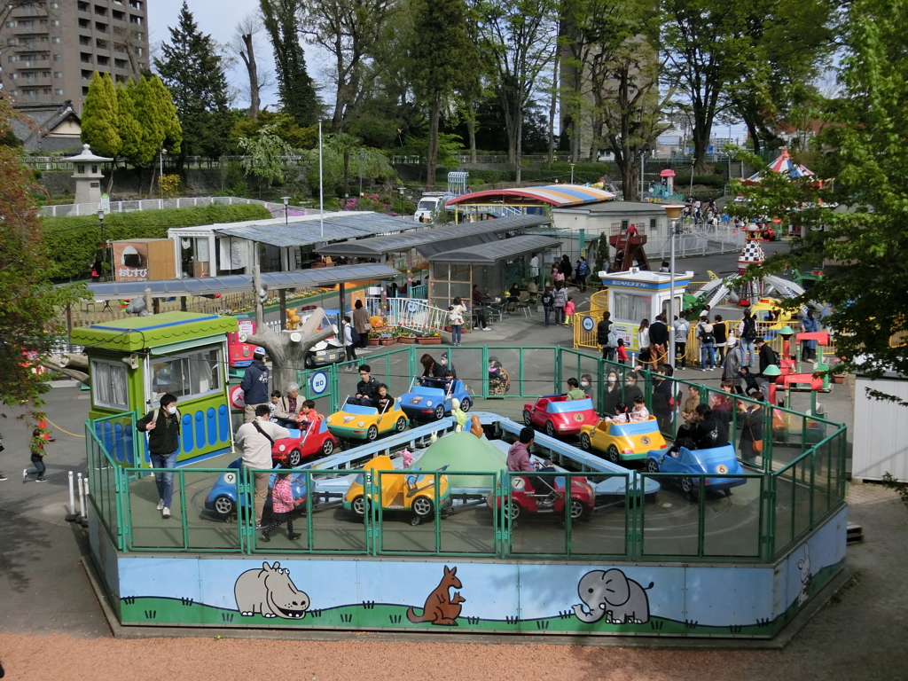 箱庭のような遊園地