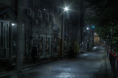 夜中の黄金町
