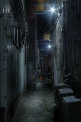 真夜中 黄金町