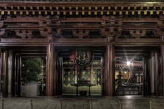 夜の川崎大師