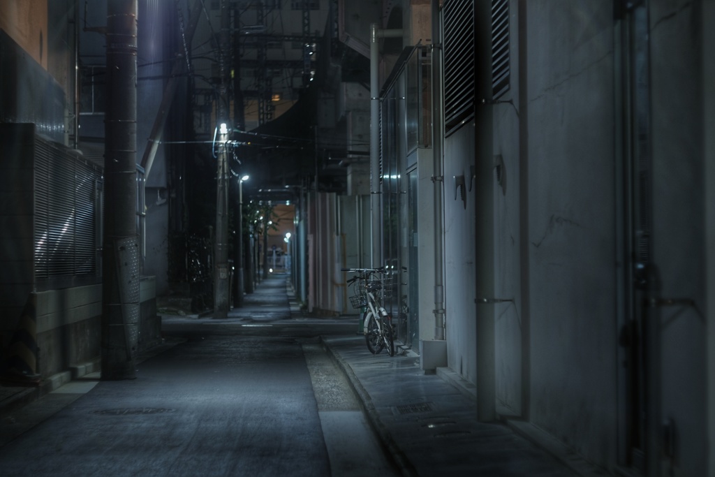 真夜中 黄金町