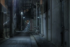 真夜中 黄金町