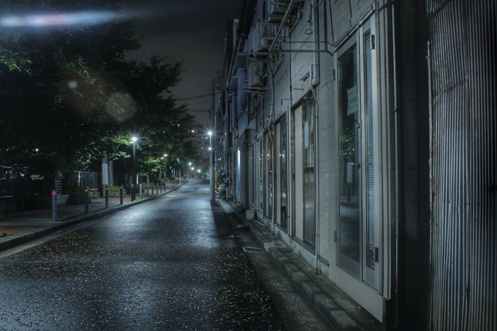 夜中の黄金町