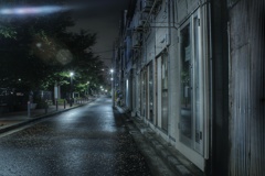 夜中の黄金町