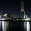 夜中のJR東日本川崎火力発電所