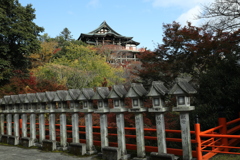 朝護孫子寺紅葉2