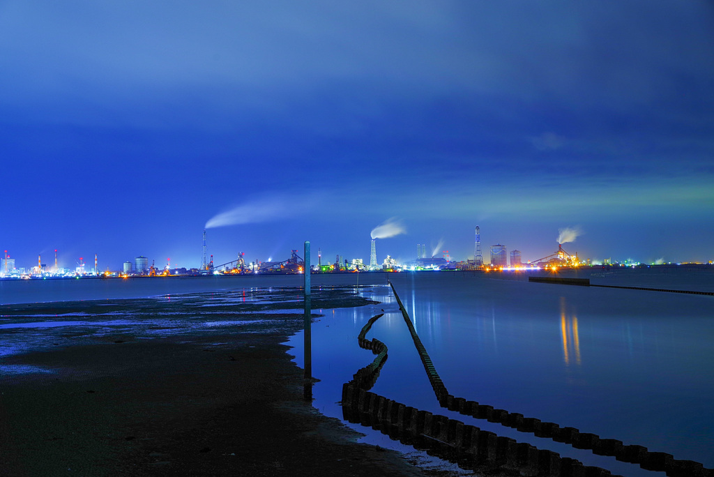 江川海岸 〜工場夜景