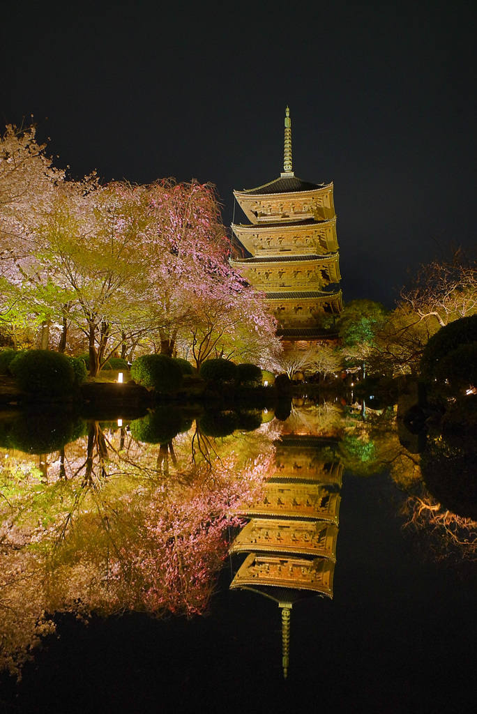 東寺リフレクション