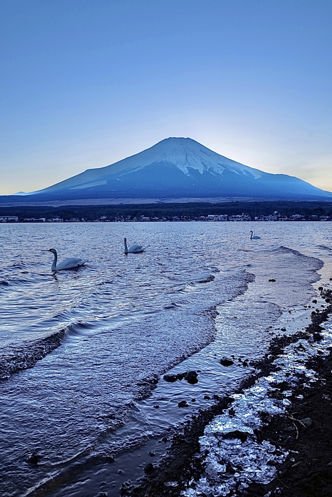 冬の山中湖