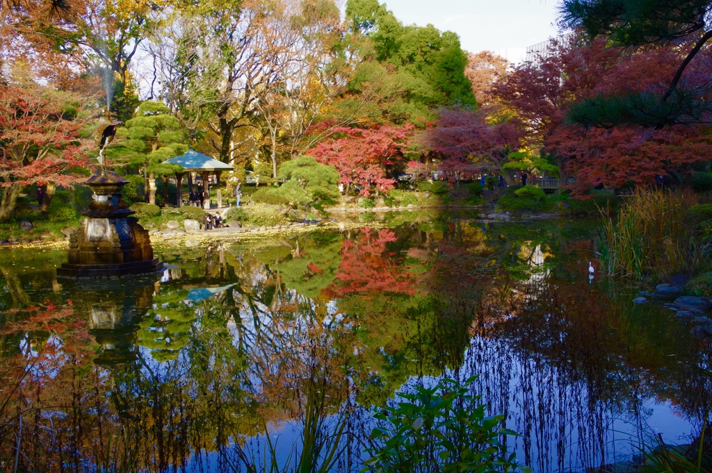 日比谷公園にて