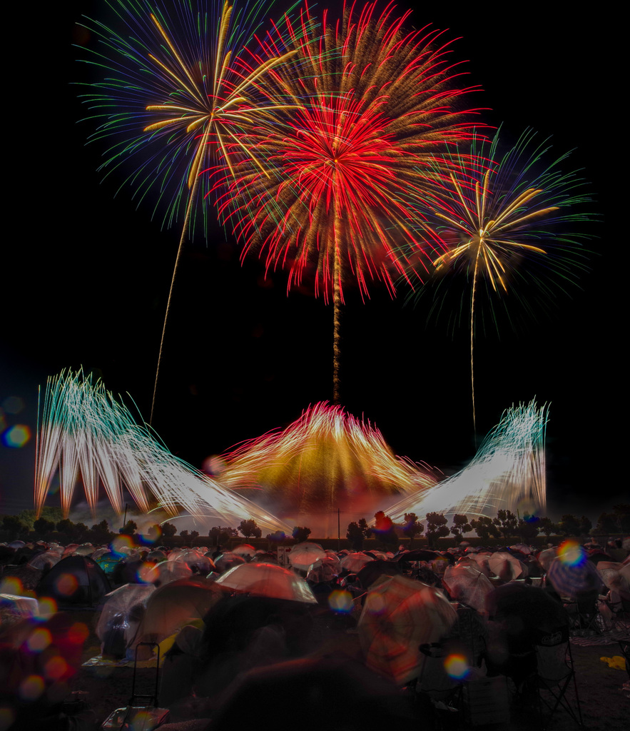 いせさき花火大会②