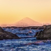 南房総から見た富士山