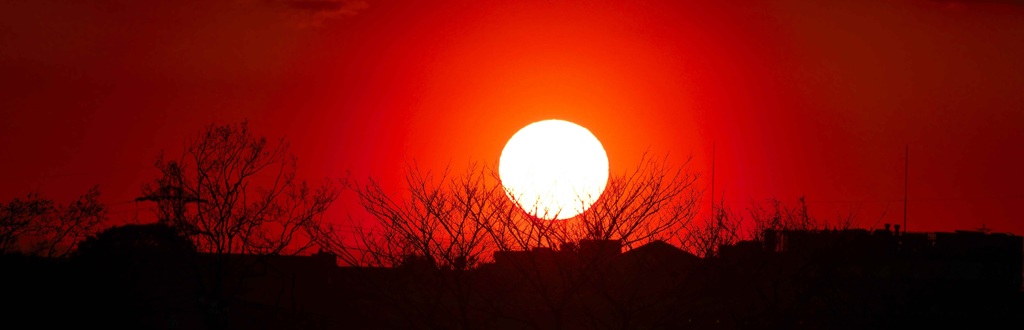 夕暮れ