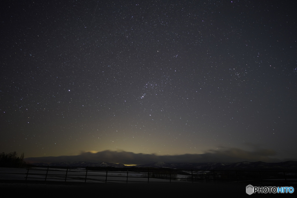 初めての星空撮影。