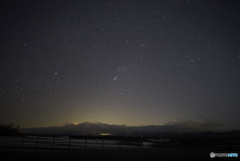 初めての星空撮影。