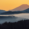 秩父山地東麓から