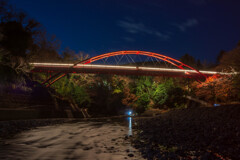 割岩橋ライトアップ