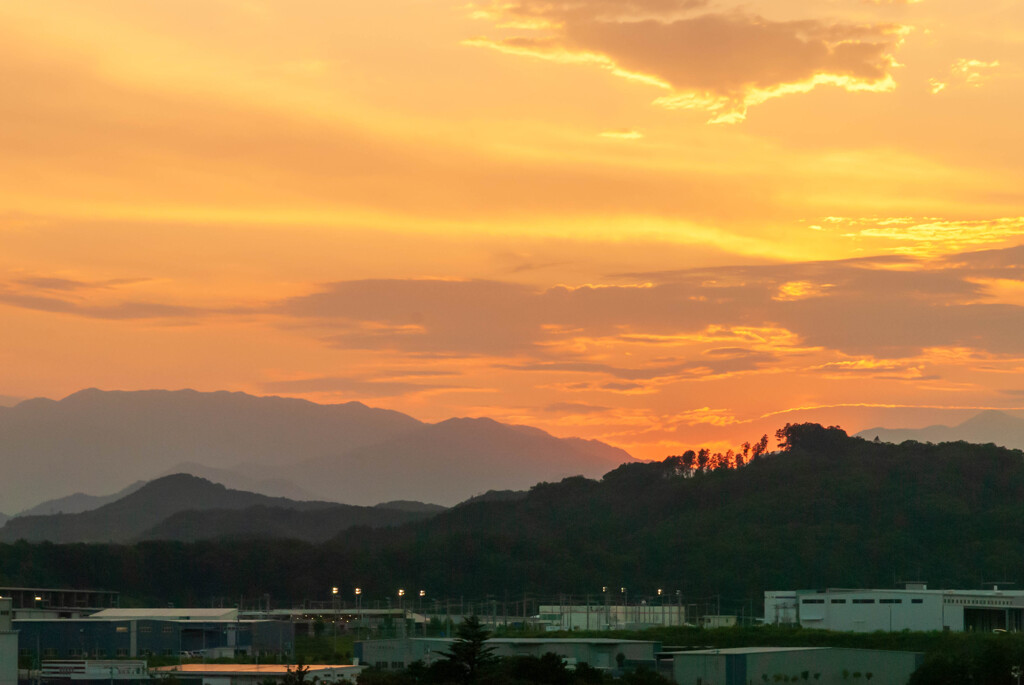 2021.7.19平日に替わった日の夕景