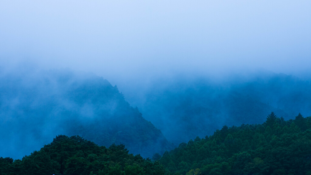 私は・・・霧煙るこの山が好き