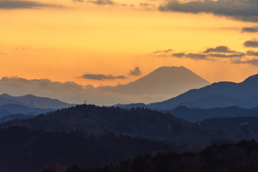 今日の夕景　1