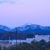 冠雪の武甲山南稜線は・・・