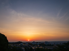 朝焼けの雲に魅せられて・・・