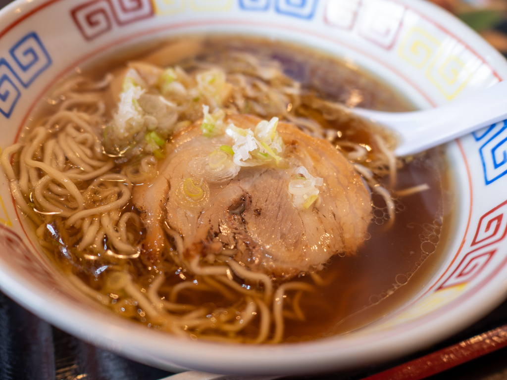 朝からラーメン