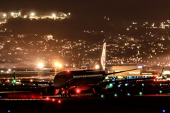 百万両の空港夜景