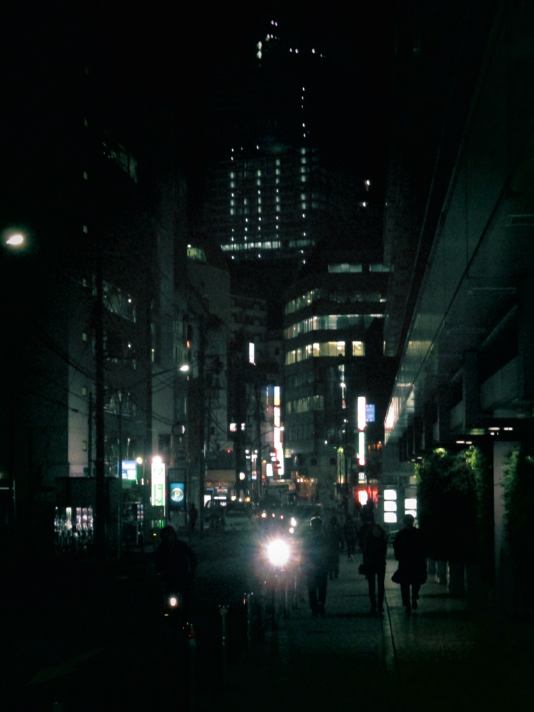 暗闇の渋谷