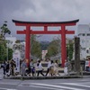 曇天の鶴岡