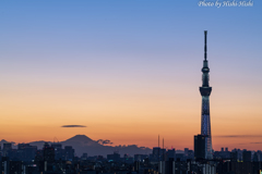 Sunset in Tokyo 2019