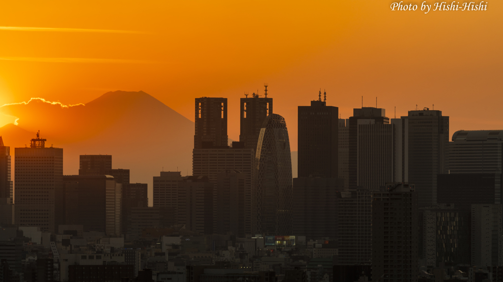 Sunset in Tokyo by 328