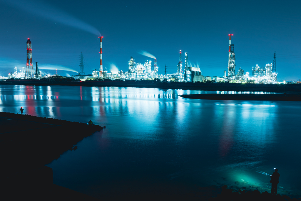 工場夜景