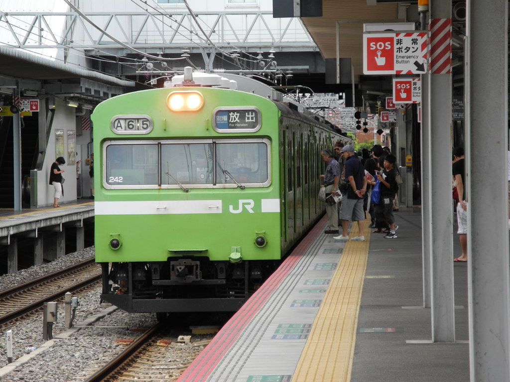 最新路線に最古車両　その2