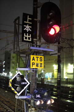 雨粒を照らす灯り