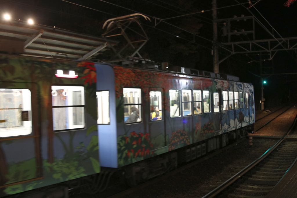 さあ、紅葉の駅へ