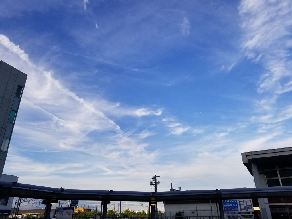 空なのに海岸のよう