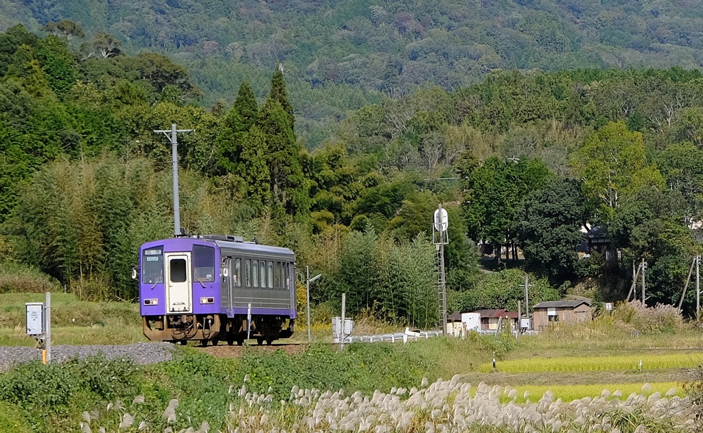JR関西本線 島ヶ原駅付近