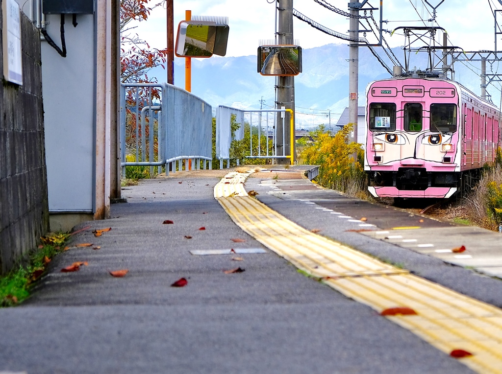 伊賀鉄道 上林駅付近