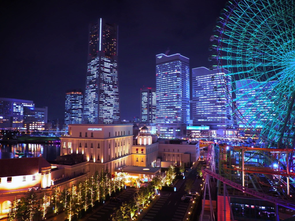 みなとみらいの夜景