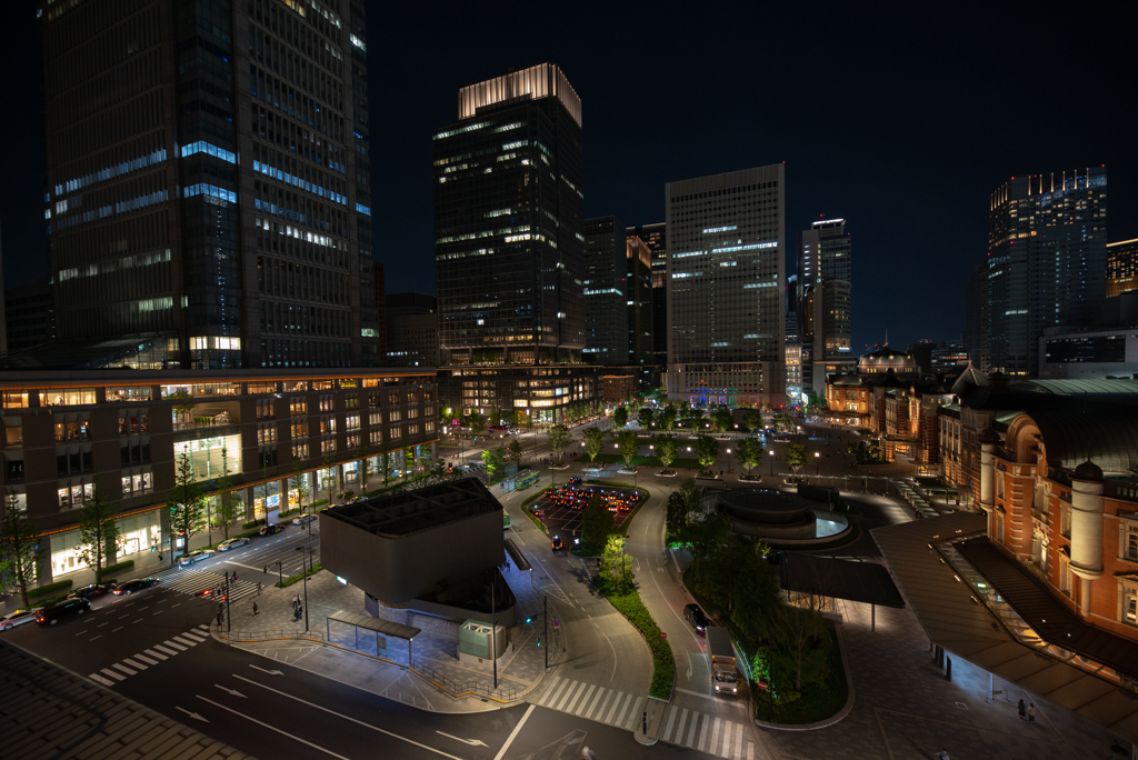 東京駅、定番スポットより