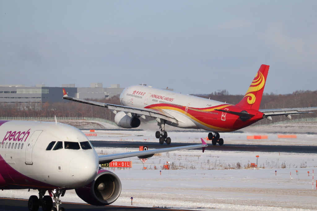 香港航空 離陸