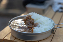 キャンプはやっぱりカレーでしょ！