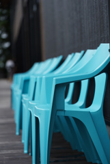 blue chair